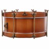 TABAL MORELLANO PIEL 35,6 Ø X 14 CM CON VARILLAS