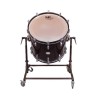 CROME CAMÉRA GROSSE CAISSE 55,9 Ø X 50 CM VIN ROUGE AVEC SUPPORT