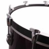 CROME CAMÉRA GROSSE CAISSE 55,9 Ø X 50 CM VIN ROUGE AVEC SUPPORT