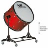 CROME 71.1 Ø X 50 CM CHERRY RED CAMERA BASS DRUM WITH STAND