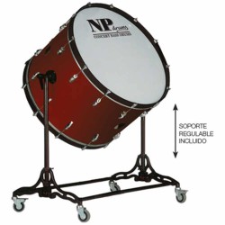 CROME 76.2 Ø X 50 CM WINE RED CAMERA BASS DRUM WITH STAND