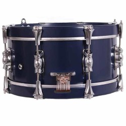 TAMBOR SAYÓN PASIÓN DEL SUR CROME 35,6 Ø X 16 CM AZUL NOCHE AROS AZUL NOCHE