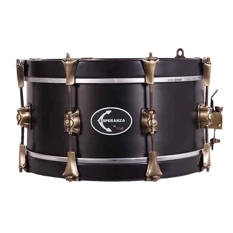 TAMBOR SAYÓN ESPERANZA ORO 35,6 Ø X 14 CM NEGRO AROS AZABACHE