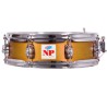 CAJA MARCHING ALUMINIO 35,6 Ø X 09 CM ORO