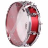 CAJA MARCHING ALUMINIO 35,6 Ø X 09 CM ROJO