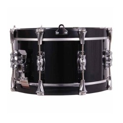 TAMBOR SAYÓN PASIÓN DEL SUR CROME 35,6 Ø X 18 CM NEGRO AROS GRAFITO LISO