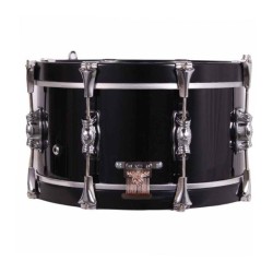TAMBOR SAYÓN PASIÓN DEL SUR CROME 35,6 Ø X 18 CM NEGRO AROS GRAFITO LISO