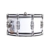 TAMBOR SAYÓN PASIÓN DEL SUR CROME 35,6 Ø X 16 CM BLANCO AROS GRAFITO RANURA