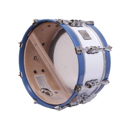 TAMBOR SAYÓN PASIÓN DEL SUR CROME 35,6 Ø X 16 CM BLANCO AROS AZUL CIELO LISO