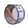 TAMBOR SAYÓN PASIÓN DEL SUR CROME 35,6 Ø X 16 CM BLANCO AROS AZUL CIELO LISO