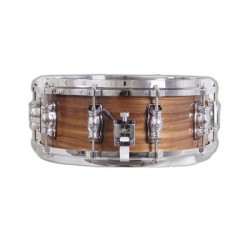 PRIVILEGE SYMPHONY BOX 35.6 Ø X 16 CM WALNUT CAST METAL RINGS