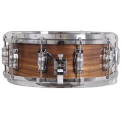 PRIVILEGE SYMPHONY BOX 35.6 Ø X 16 CM WALNUT CAST METAL RINGS
