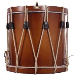 TAMBOR PROVENZAL 30,5 Ø X 30 CM NOGAL AROS NOGAL