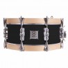 TAMBOR SAYÓN PASIÓN DEL SUR CROME 35,6 Ø X 14 CM NEGRO NATURAL LISO