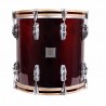 TIMBAL SAYÓN PASIÓN DEL SUR CROME 38,1 Ø X 34 CM ROJO VINO AROS NATURAL RANURA