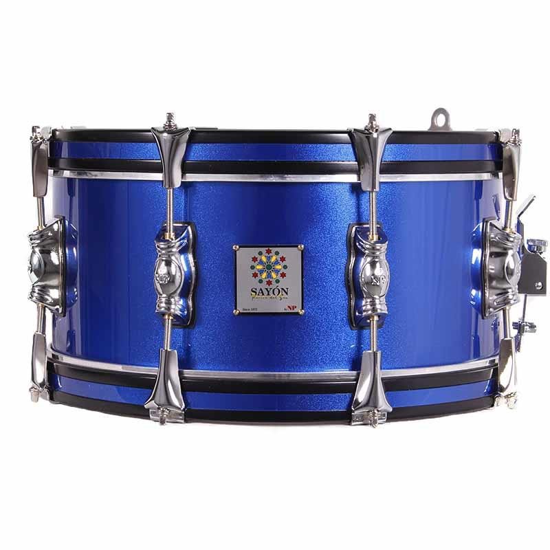 TAMBOR SAYÓN PASIÓN DEL SUR CROME 35,6 Ø X 16 CM AZUL AROS GRAFITO RANURA