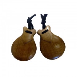 NATURAL POLISHED CASTANETS Nº 7