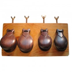 CASTANETS TABLE 2 PAIR ROSEWOOD