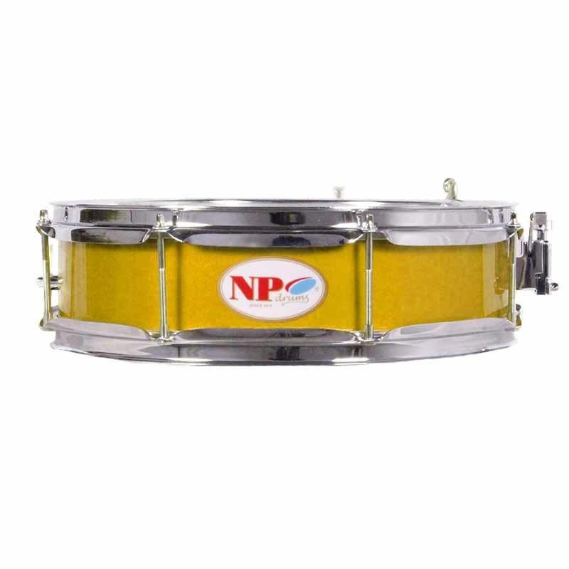CAJA BANDA MADERA 35,6 Ø X 09 CM AMARILLO