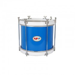 DRUM DRUM RODS 12" X 25 CM WHITE HOOPS...