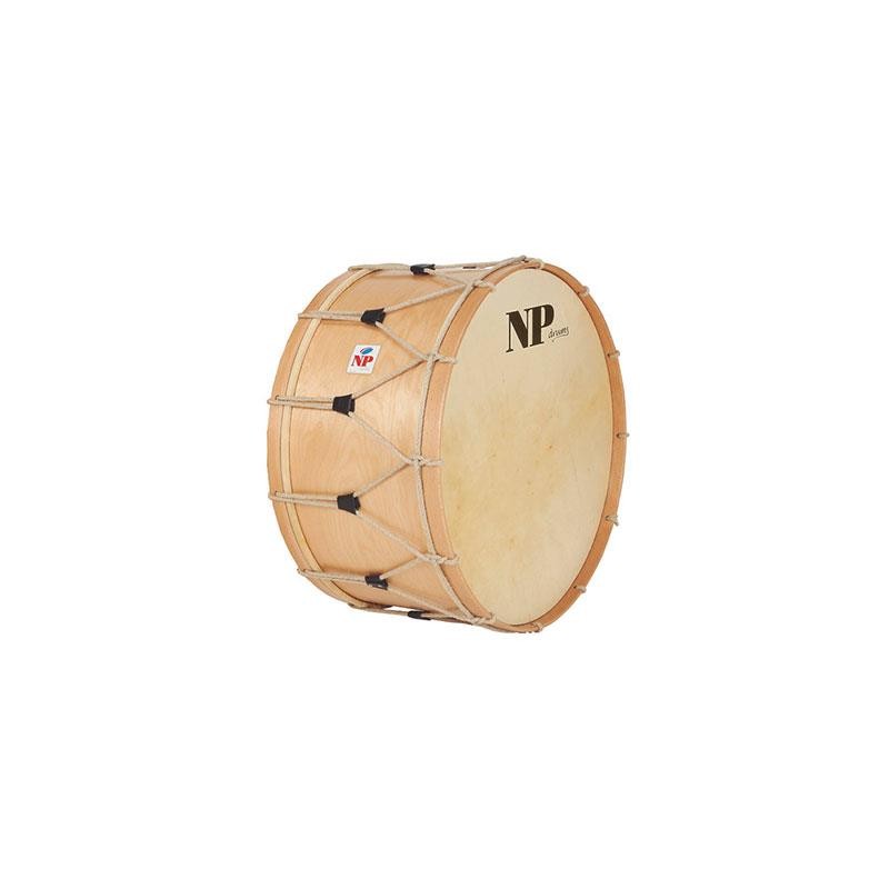 BOMBO TAMBORRADA 66,1 Ø X 30 CM NATURAL AROS NATURALES