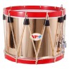 TAMBOR GRANADERO CUERDA 35,6 Ø X 25 CM ORO AROS FUEGO