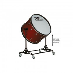 CROME 76.2 Ø X 50 CM WINE RED CAMERA BASS...