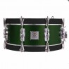 SAYÓN PASIÓN DEL SUR CROME DRUM 35.6 Ø X 14 CM GREEN GRAPHITE SMOOTH HOOPS
