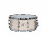 CAJA DESIRE MADERA CROME 35,6 Ø X 12 CM COCO AROS METÁLICOS