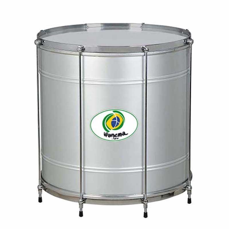 SURDO BAHIA ALUMÍNIO IPANEMA 50,8 Ø X 40 CM PRATA