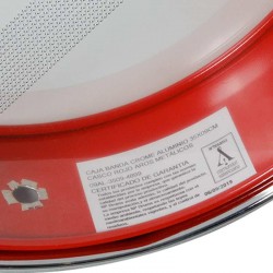 ALUMINIUM BAND Snare drum 35,6 Ø X 09 CM RED