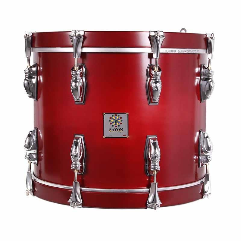 TIMBAL SAYÓN PASIÓN DEL SUR CROME 38,1 Ø X 34 CM CAOBA AROS CAOBA