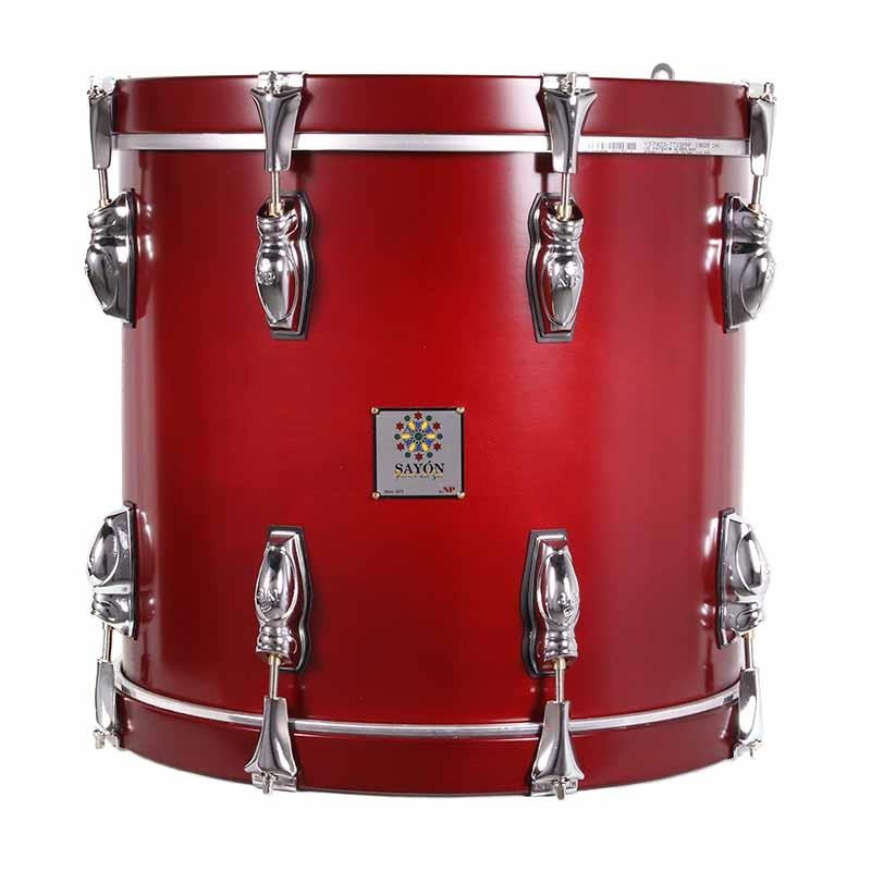 TIMBAL SAYÓN PASIÓN DEL SUR CROME 38,1 Ø X 40 CM CAOBA AROS CAOBA