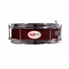 CAJA BANDA MADERA 30,5 Ø X 09 CM ROJO VINO