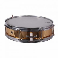 CAJA BANDA MADERA 35,6 Ø X 09 CM ORO