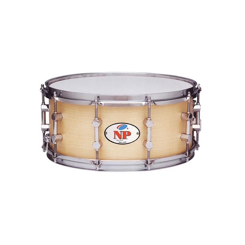 CAJA DESIRE MADERA CROME 35,6 Ø X 13 CM NATURAL AROS METÁLICOS