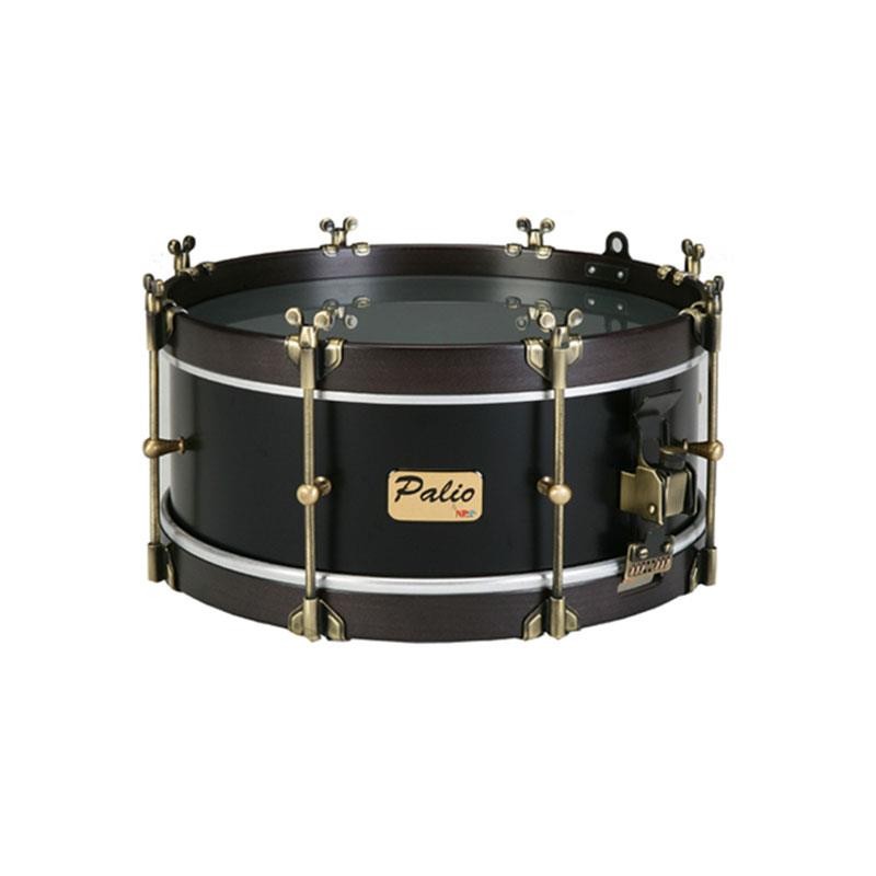 TAMBOR VELHO DE ALUMÍNIO PÁLIO 35,6 Ø X 14 CM BLACK JET HOOPS