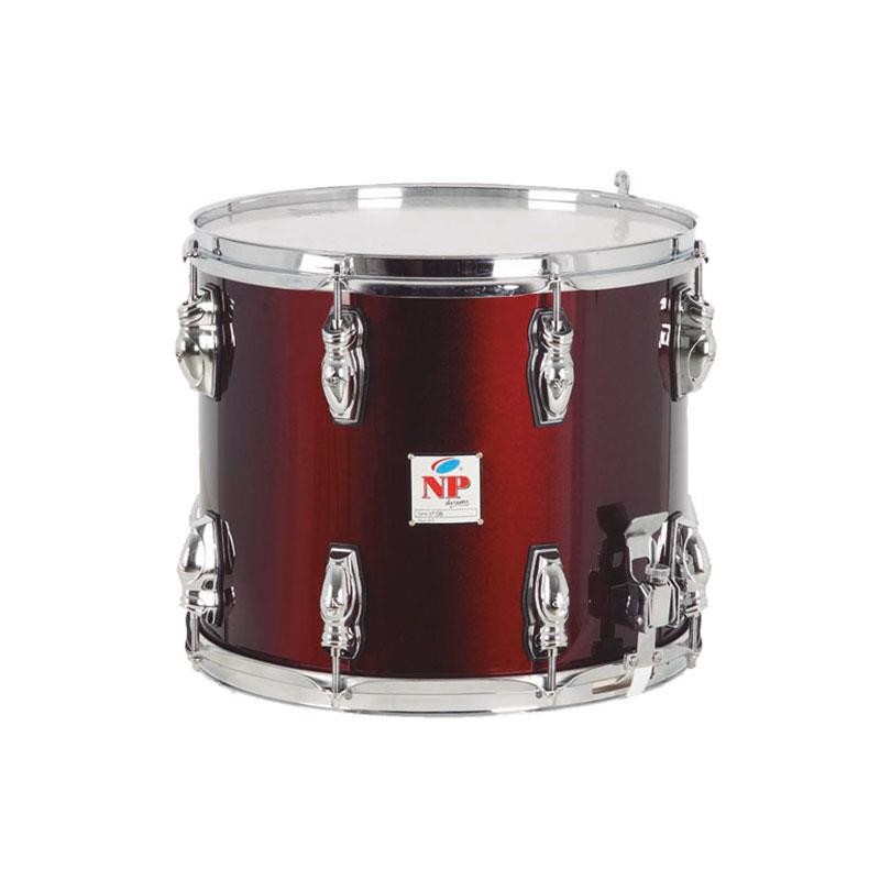 TAMBOR DE LAÇO DE PARADA 35,6 Ø X 30 CM ANÉIS DE METAL TINTO VINHO