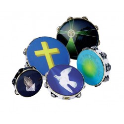 TAMBOURINE ROWING 6 "SIMPLE GOLDEN CROSS