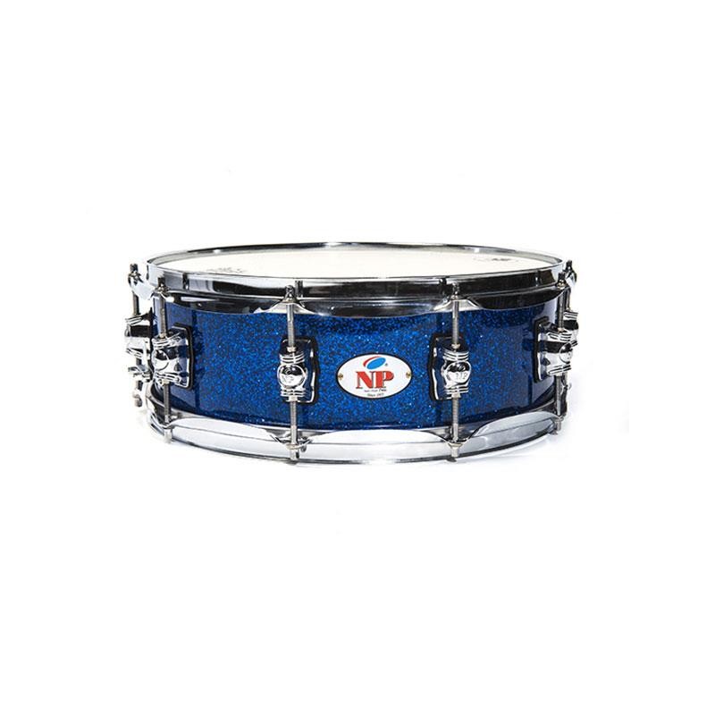 CAJA TWIN CROME 35,6 Ø X 12 CM AZUL SPARKLE AROS METÁLICOS