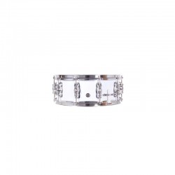 GREAT DRUMSETS Snare drum 14"X 5" ½ WHITE METAL RINGS