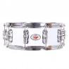 CAJA BATERIA GREAT 35,6 Ø X 14 CM BLANCO AROS METÁLICOS 