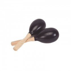 PAREJA MARACAS COLEGIAL PEQUEÑA NEGRO