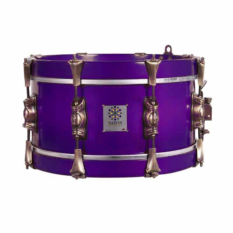 SAYÓN PASIÓN DEL SUR OLD DRUM 35.6 Ø X 18 CM VIOLET HOOPS VIOLET
