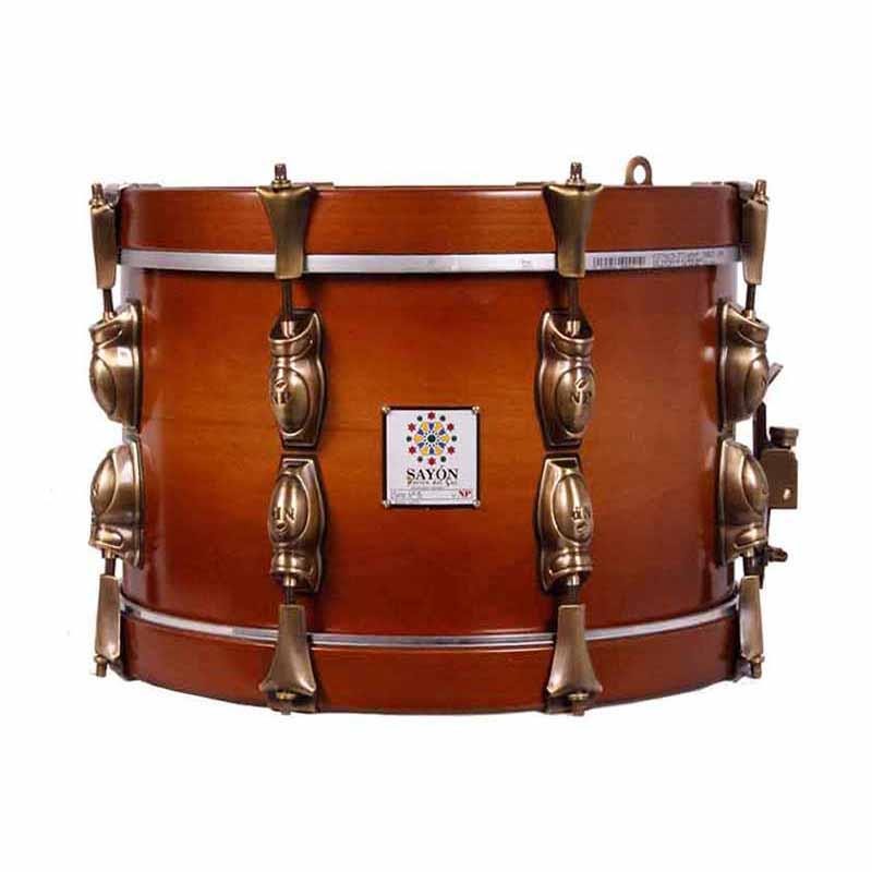SAYÓN TAMBOR PASIÓN DEL SUR OLD 35,6 Ø X 22 CM WALNUT HOOPS WALNUT