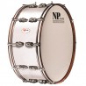 GROSSE CAISSE STANDARD BANDE CROME 66,1 Ø X 35 CM BLANC HONEY HOOPS GROOVE