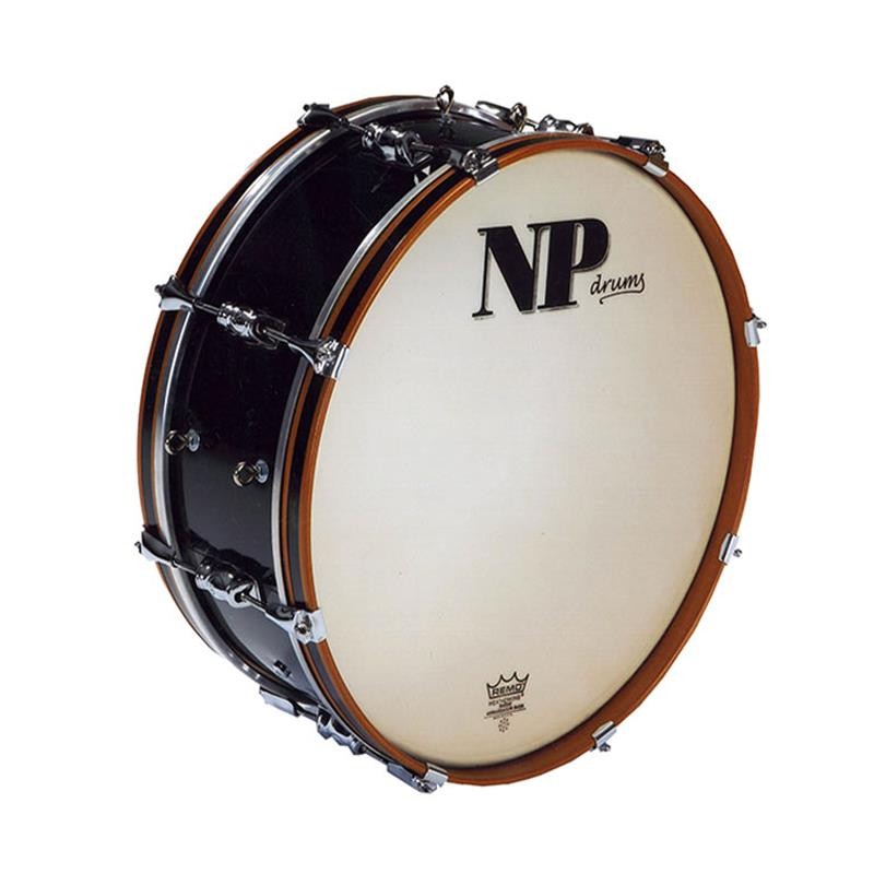 BASS DRUM STANDARD MARCH CROME 50,8 Ø X 20 CM BLACK HONEY HOOPS GROOVE