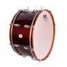 BASS DRUM STANDARD BAND CROME 50,8 Ø X 25 CM WINE RED HONEY GROOVE HOOPS