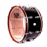 BOMBO BANDA STANDAR CROME 50,8 Ø X 30 CM NEGRO AROS MIEL RANURA