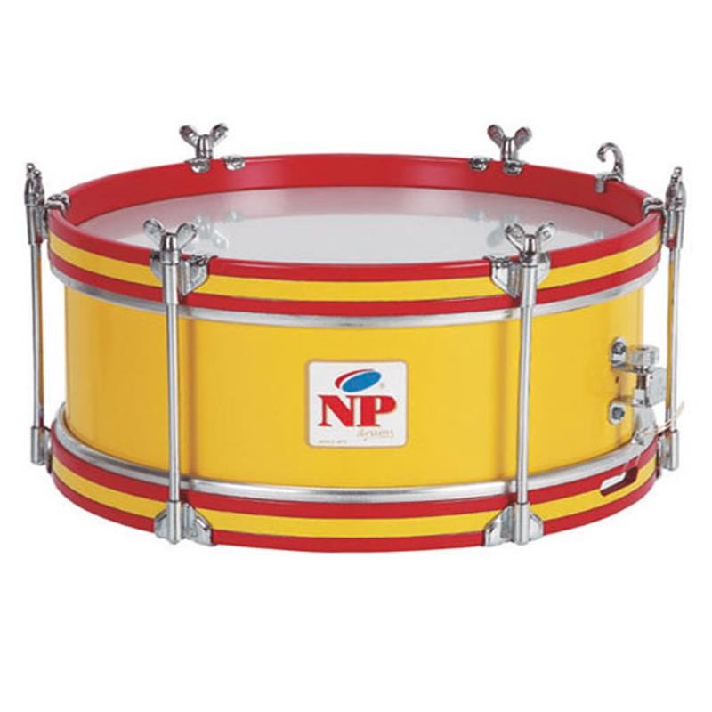 CHILDREN'S BROTHERHOOD DRUM 30,5 Ø X 11 CM YELLOW RED RINGS GROOVE